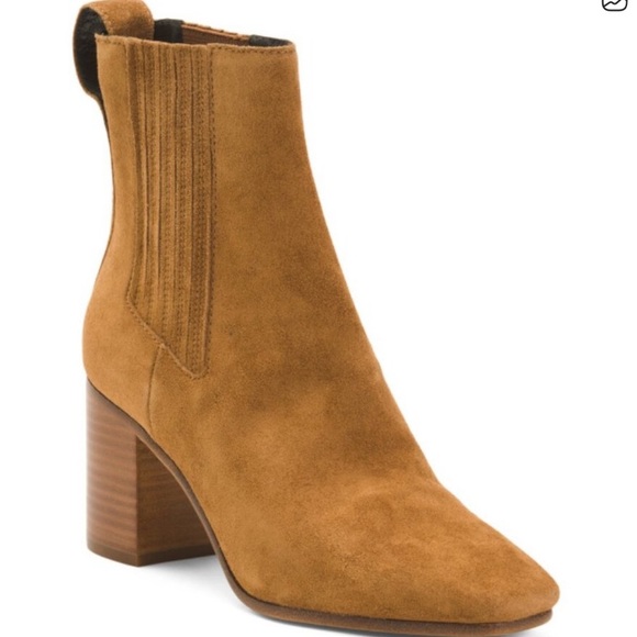 Rag & Bone Tan Suede Ankle Boots - Picture 1 of 9